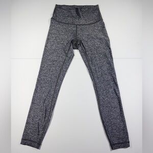 Lululemon High Rise Heathered Gray Leggings Size Small